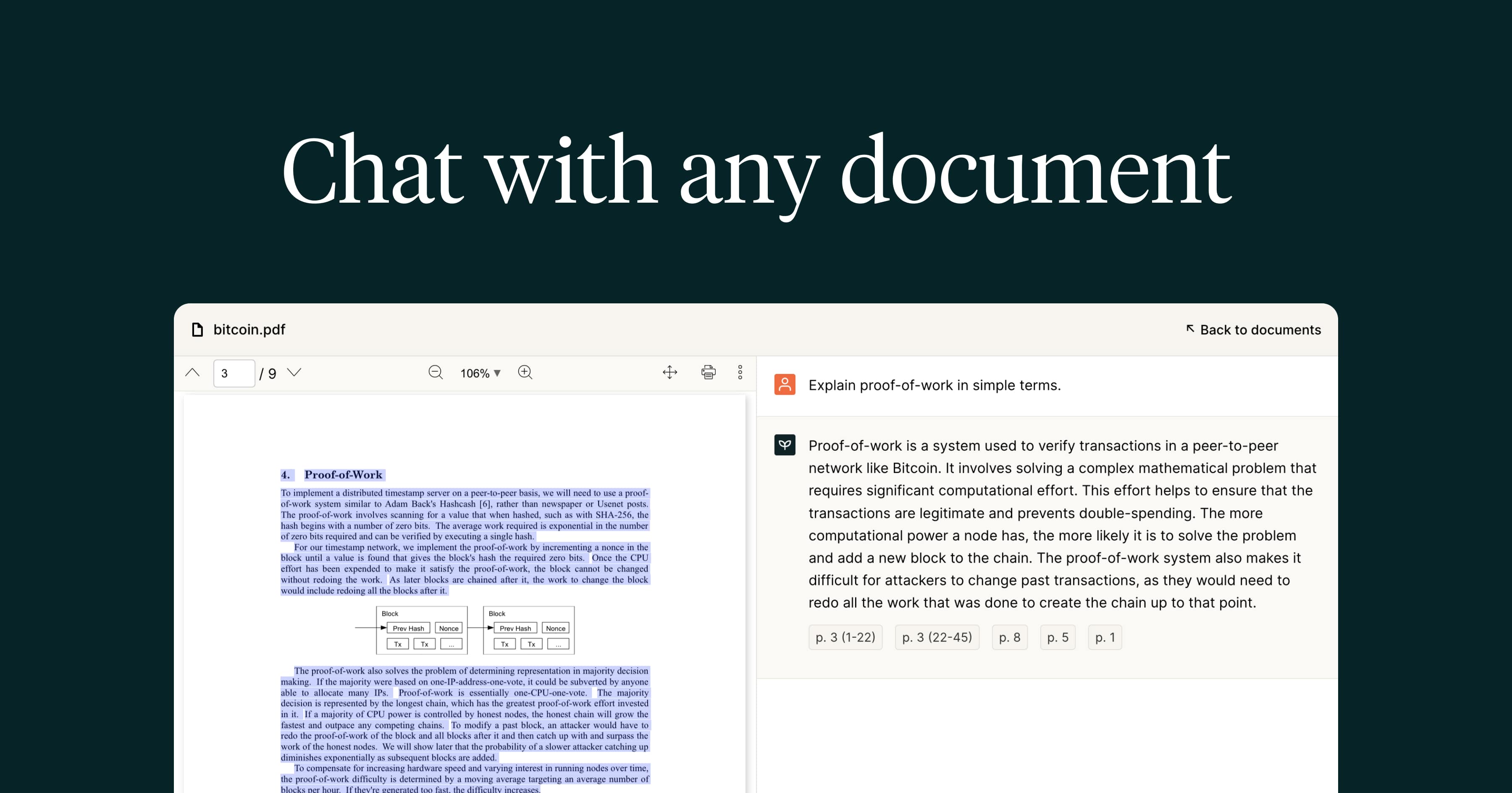 Vista de PDF.ai Reader